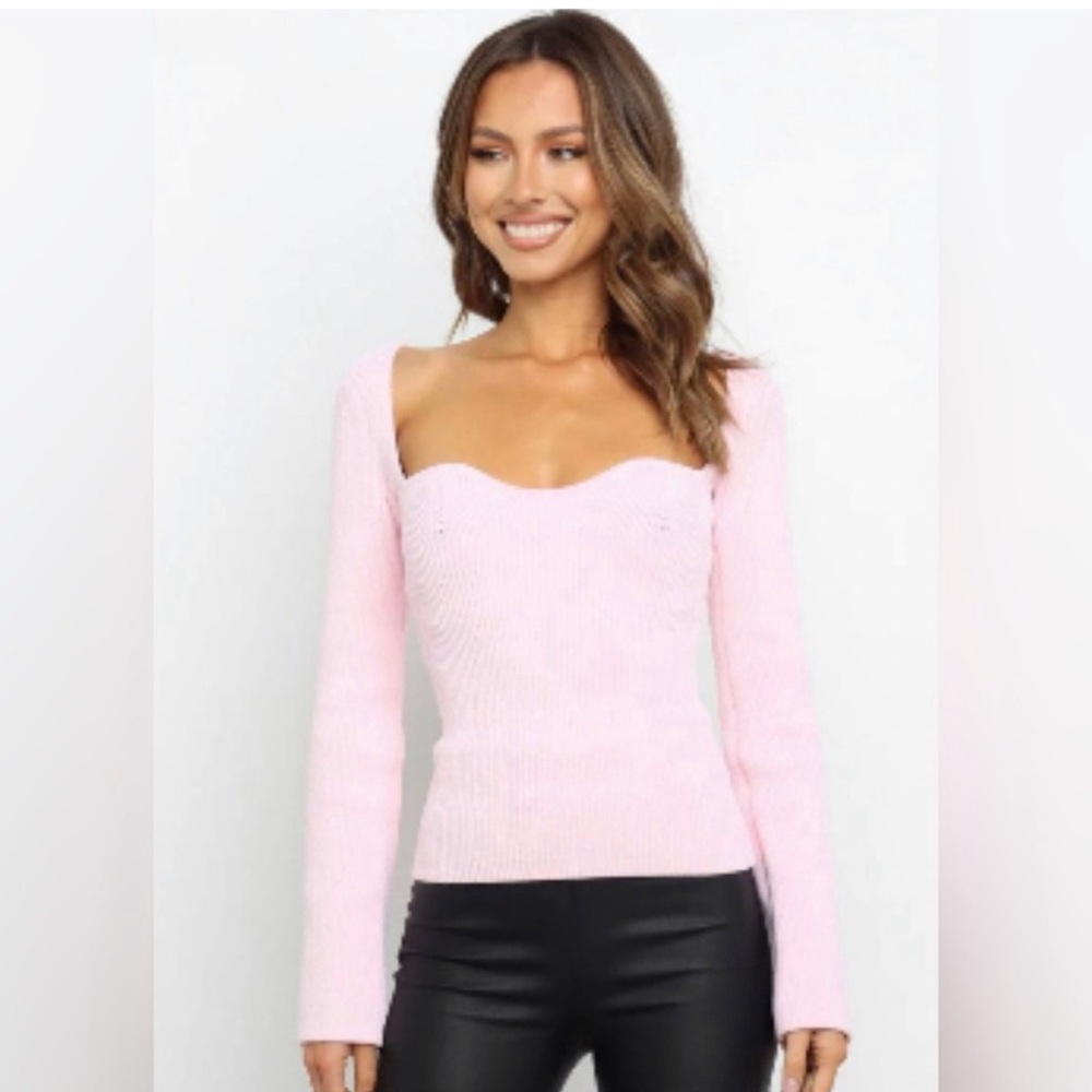 Aquarelle Knit Sweater- Pink